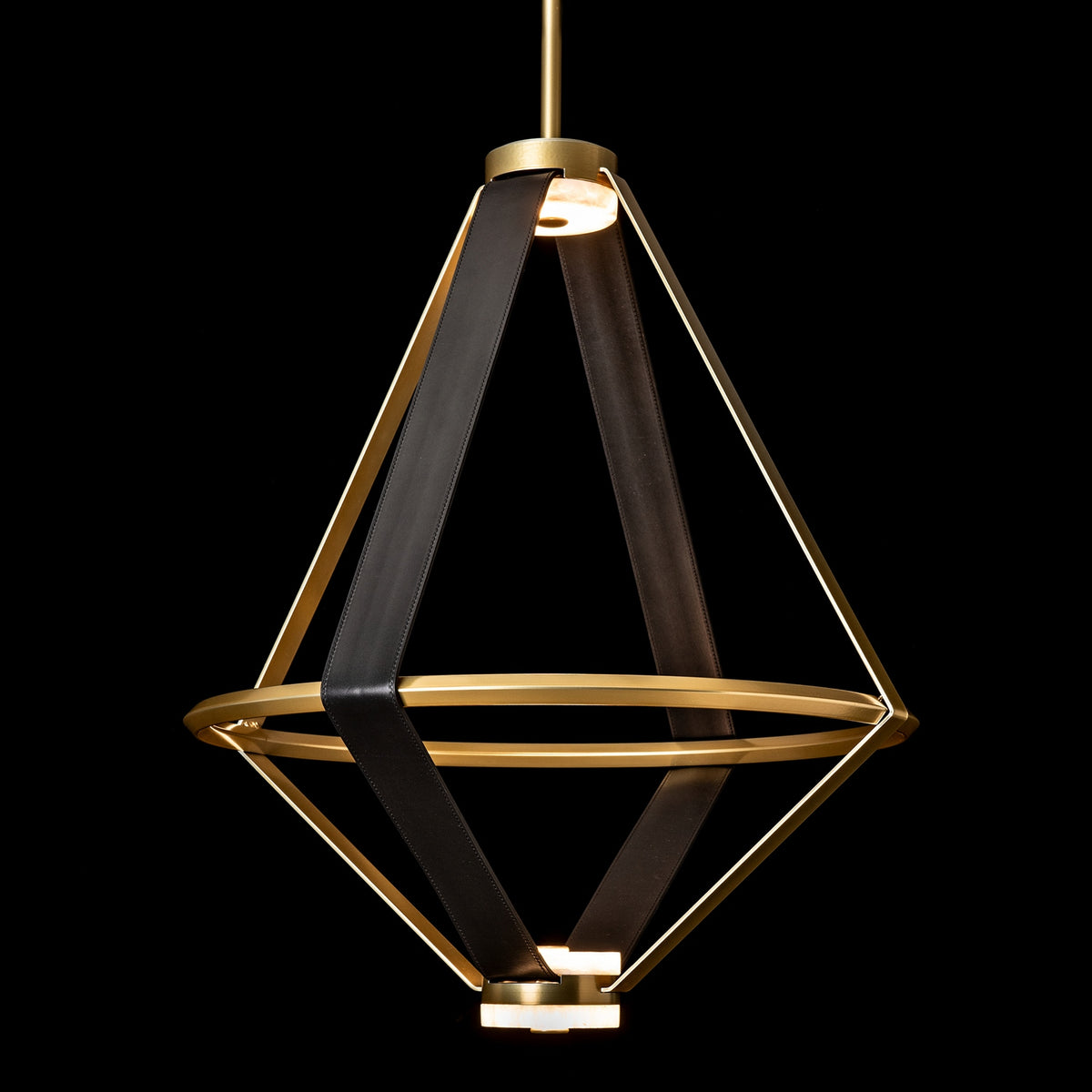 Hubbardton Forge - 401321-LED-MULT-86-LK-AR - Aspen Large LED Lantern - Aspen - Modern Brass