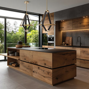 Hubbardton Forge - 401321-LED-MULT-86-LK-AR - Aspen Large LED Lantern - Aspen - Modern Brass
