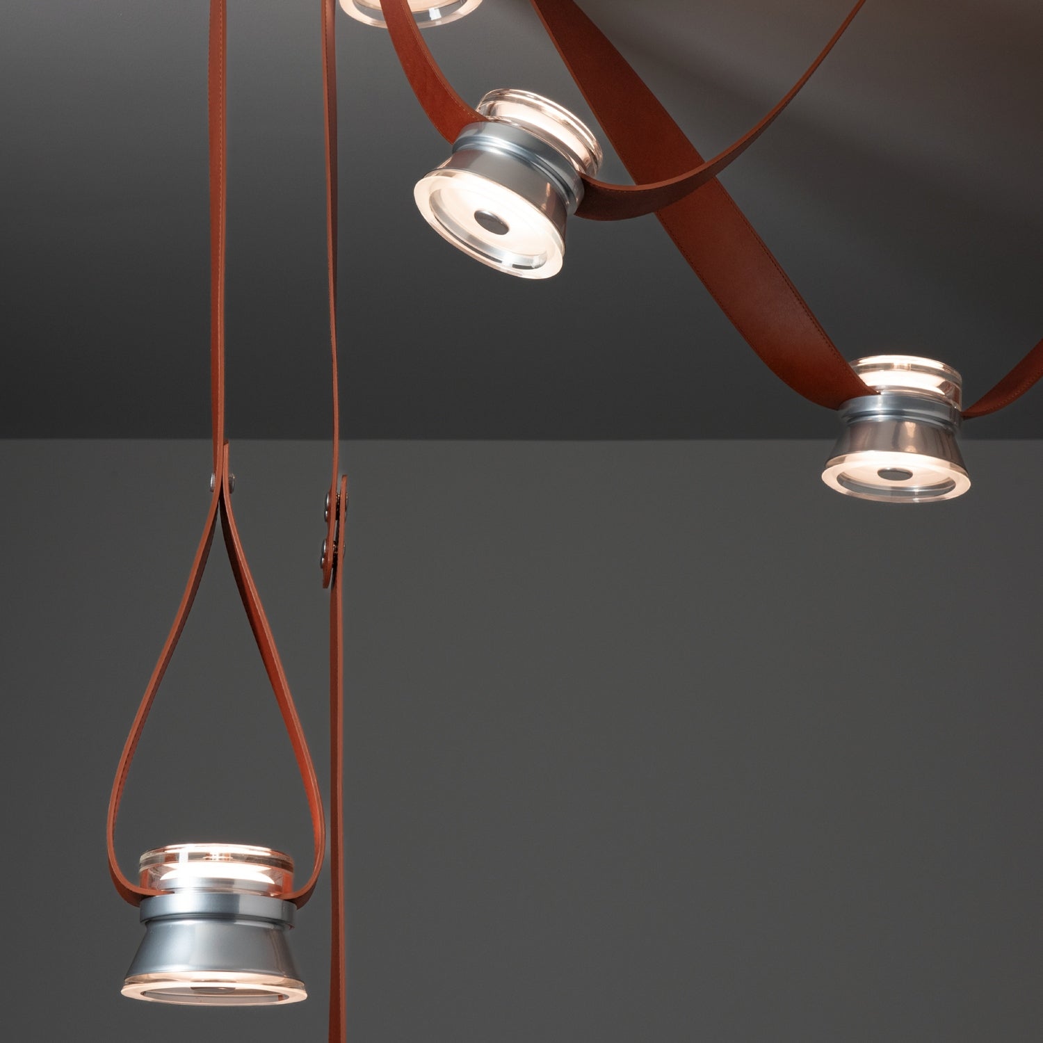 Hubbardton Forge - 401322-LED-STND-85-LC - SNAPS Large LED Pendant w/Metal Cones - Snaps - Sterling