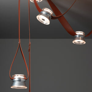 Hubbardton Forge - 401322-LED-STND-85-LC - SNAPS Large LED Pendant w/Metal Cones - Snaps - Sterling