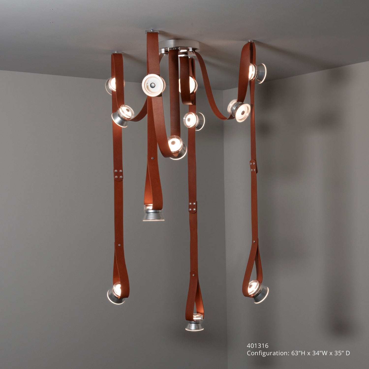 Hubbardton Forge - 401322-LED-STND-85-LC - SNAPS Large LED Pendant w/Metal Cones - Snaps - Sterling