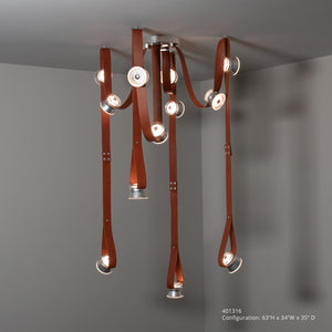 Hubbardton Forge - 401322-LED-STND-85-LC - SNAPS Large LED Pendant w/Metal Cones - Snaps - Sterling