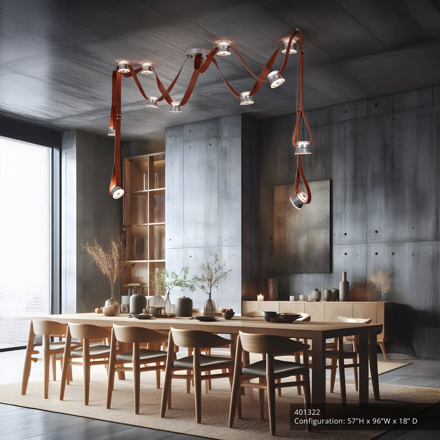 Hubbardton Forge - 401322-LED-STND-85-LC - SNAPS Large LED Pendant w/Metal Cones - Snaps - Sterling