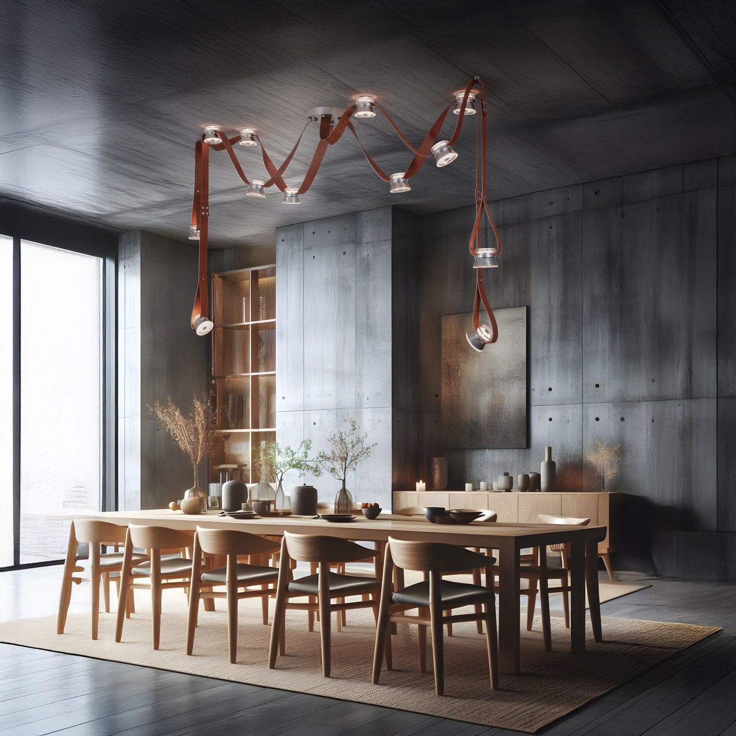 Hubbardton Forge - 401322-LED-STND-85-LC - SNAPS Large LED Pendant w/Metal Cones - Snaps - Sterling