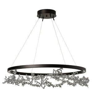 Hubbardton Forge - 401330-LED-STND-14-85 - Coral LED Ring Pendant - Coral - Oil Rubbed Bronze
