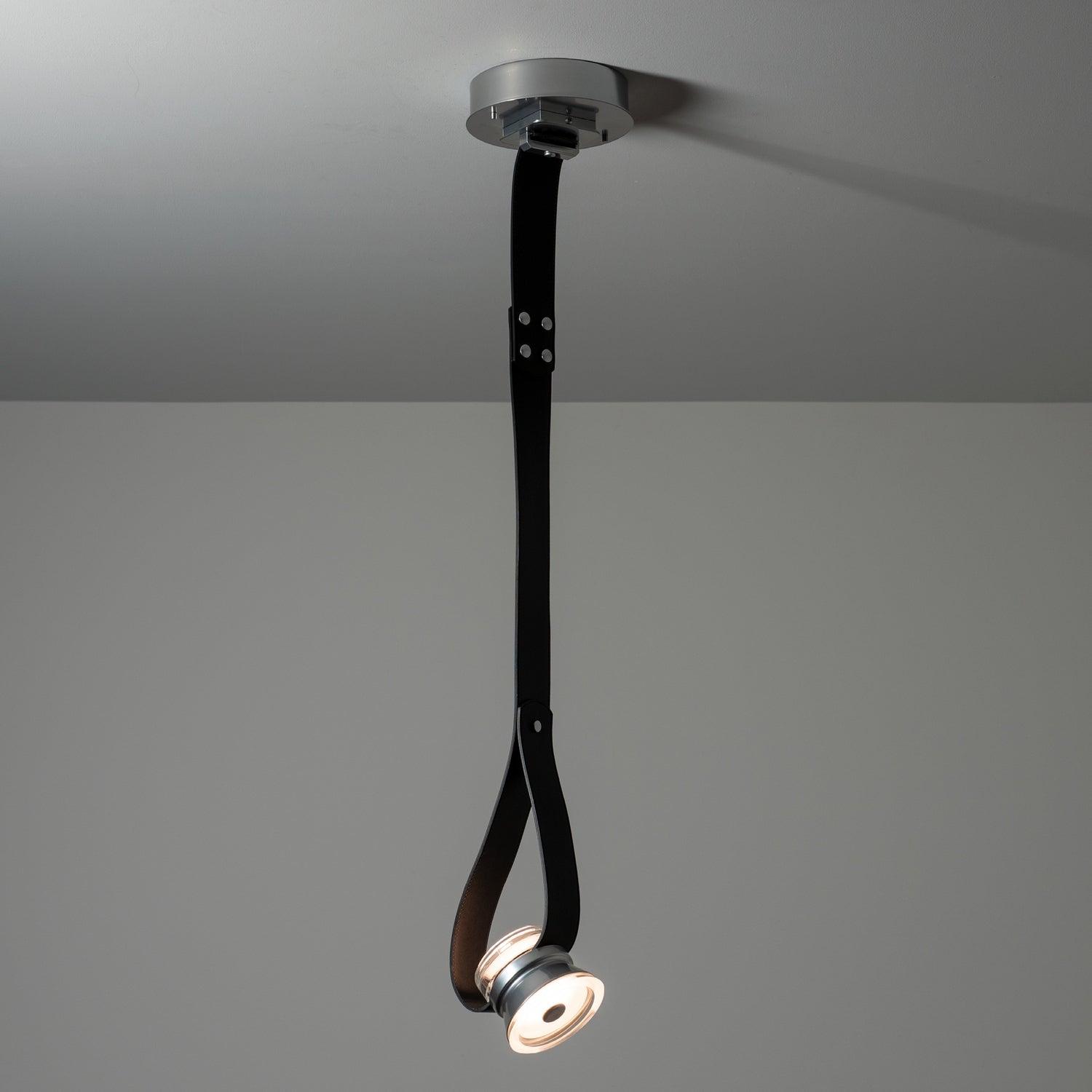 Hubbardton Forge - 401848-LED-STND-85-LK - SNAPS Single LED 45Âº Pendant w/Metal Cone - Snaps - Sterling