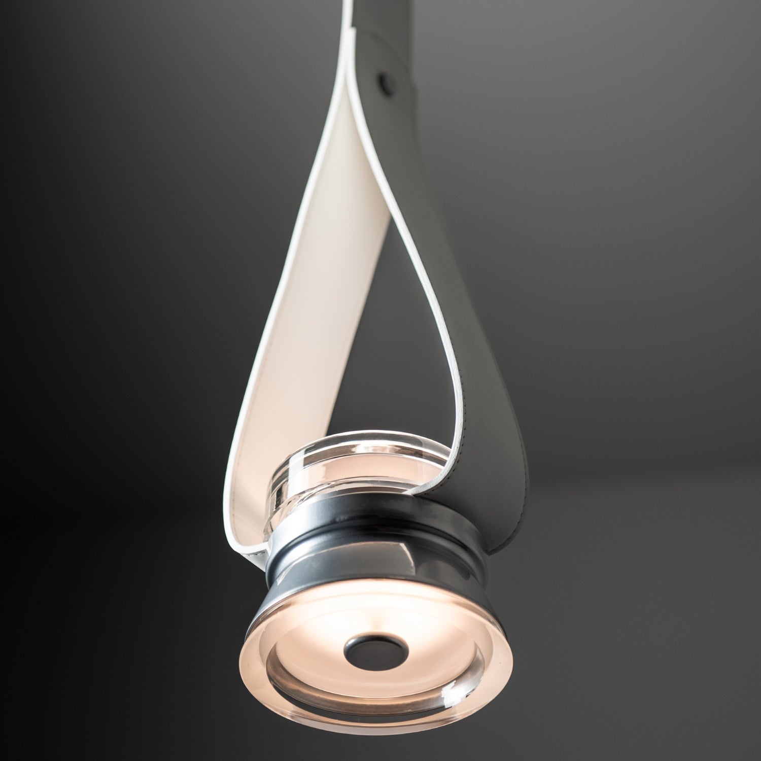 Hubbardton Forge - 401849-LED-STND-85-LW - SNAPS Single LED Downlight Pendant w/Metal Cone - Snaps - Sterling