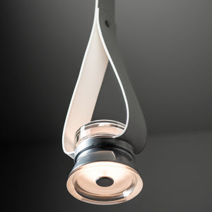 Hubbardton Forge - 401849-LED-STND-85-LW - SNAPS Single LED Downlight Pendant w/Metal Cone - Snaps - Sterling