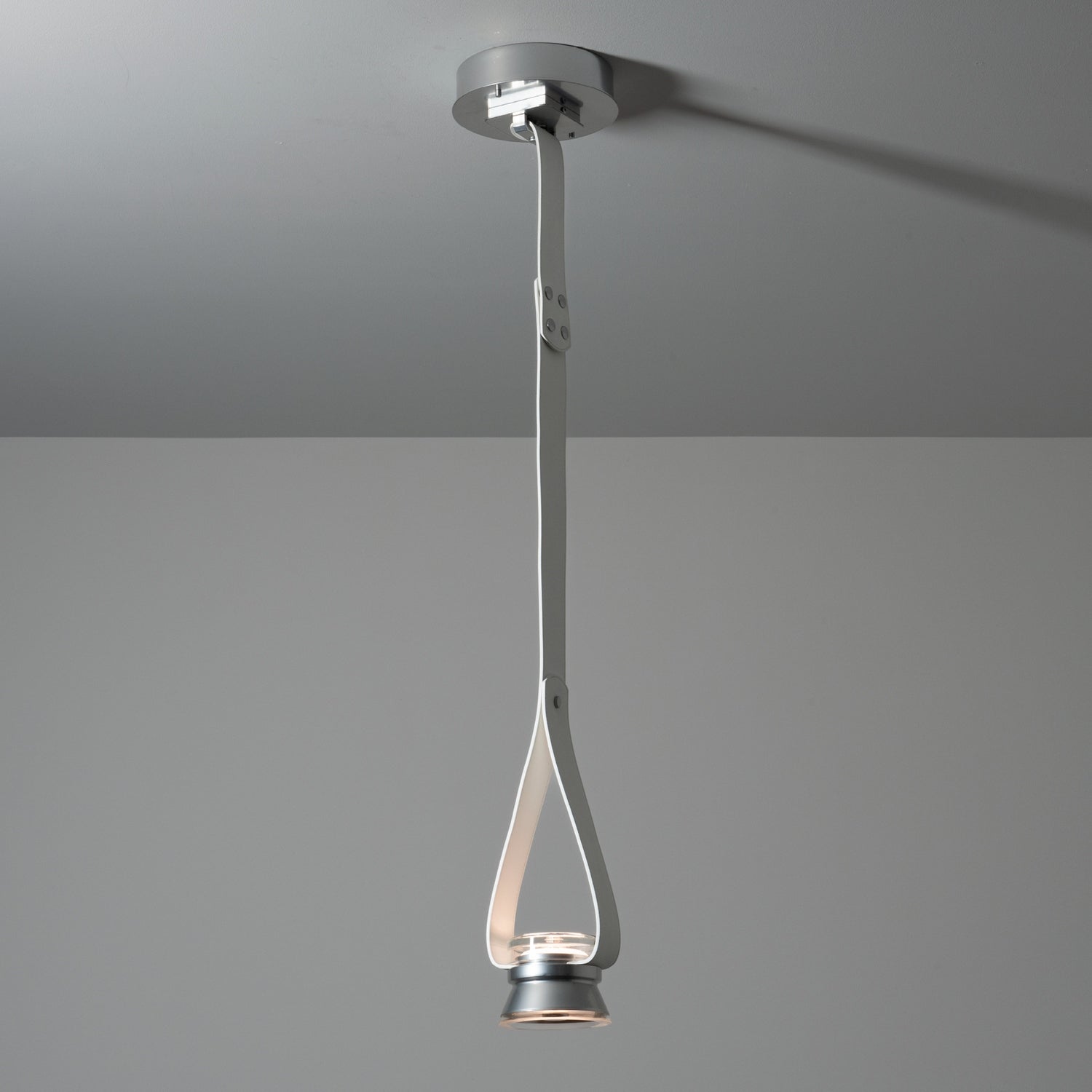 Hubbardton Forge - 401849-LED-STND-85-LW - SNAPS Single LED Downlight Pendant w/Metal Cone - Snaps - Sterling