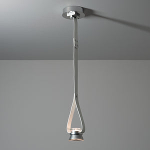Hubbardton Forge - 401849-LED-STND-85-LW - SNAPS Single LED Downlight Pendant w/Metal Cone - Snaps - Sterling