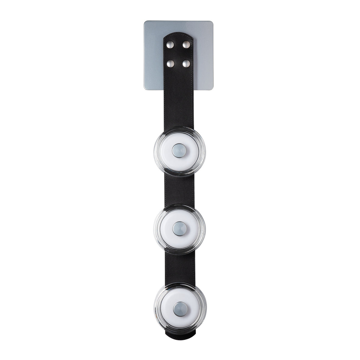 Hubbardton Forge - 402032-LED-85-LK-PG - SNAPS 3-Light Sconce - Snaps - Sterling