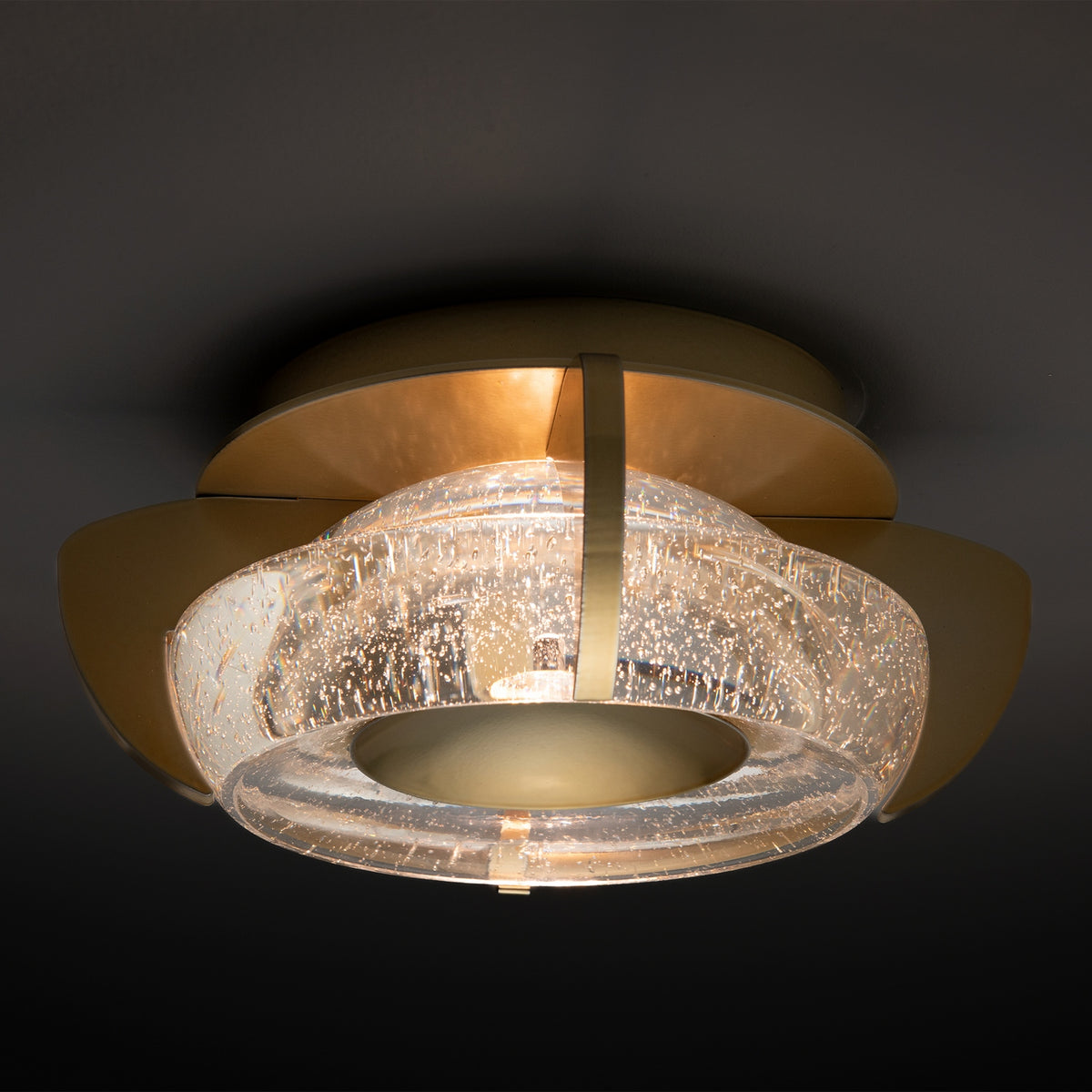 Hubbardton Forge - 402040-LED-86-II0891 - Lustra Sconce/Flush Mount - Lustra - Modern Brass