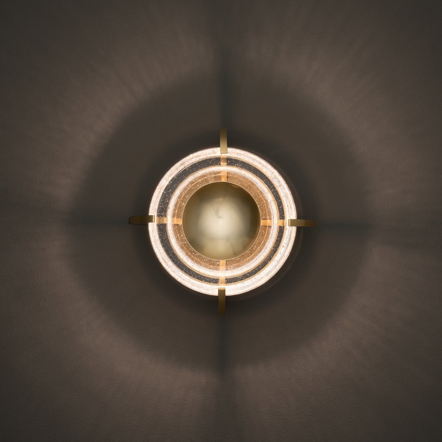 Hubbardton Forge - 402040-LED-86-II0891 - Lustra Sconce/Flush Mount - Lustra - Modern Brass