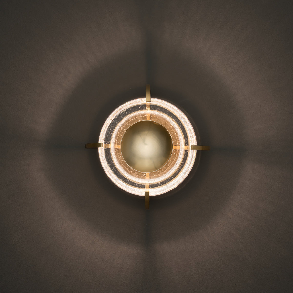 Hubbardton Forge - 402040-LED-86-II0891 - Lustra Sconce/Flush Mount - Lustra - Modern Brass