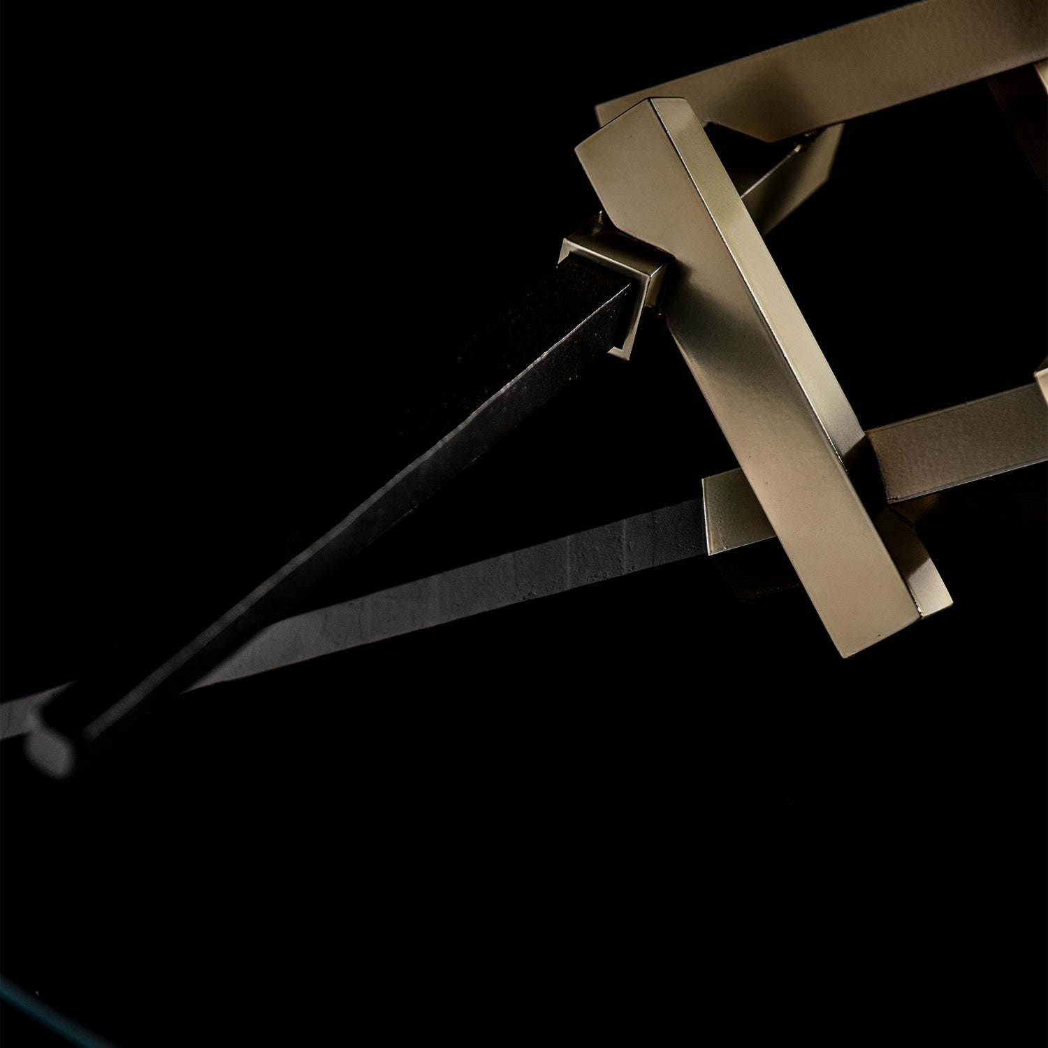 Hubbardton Forge - 750122-86-14-VA0814 - Crux Coffee Table w/Steel Legs - Crux - Modern Brass