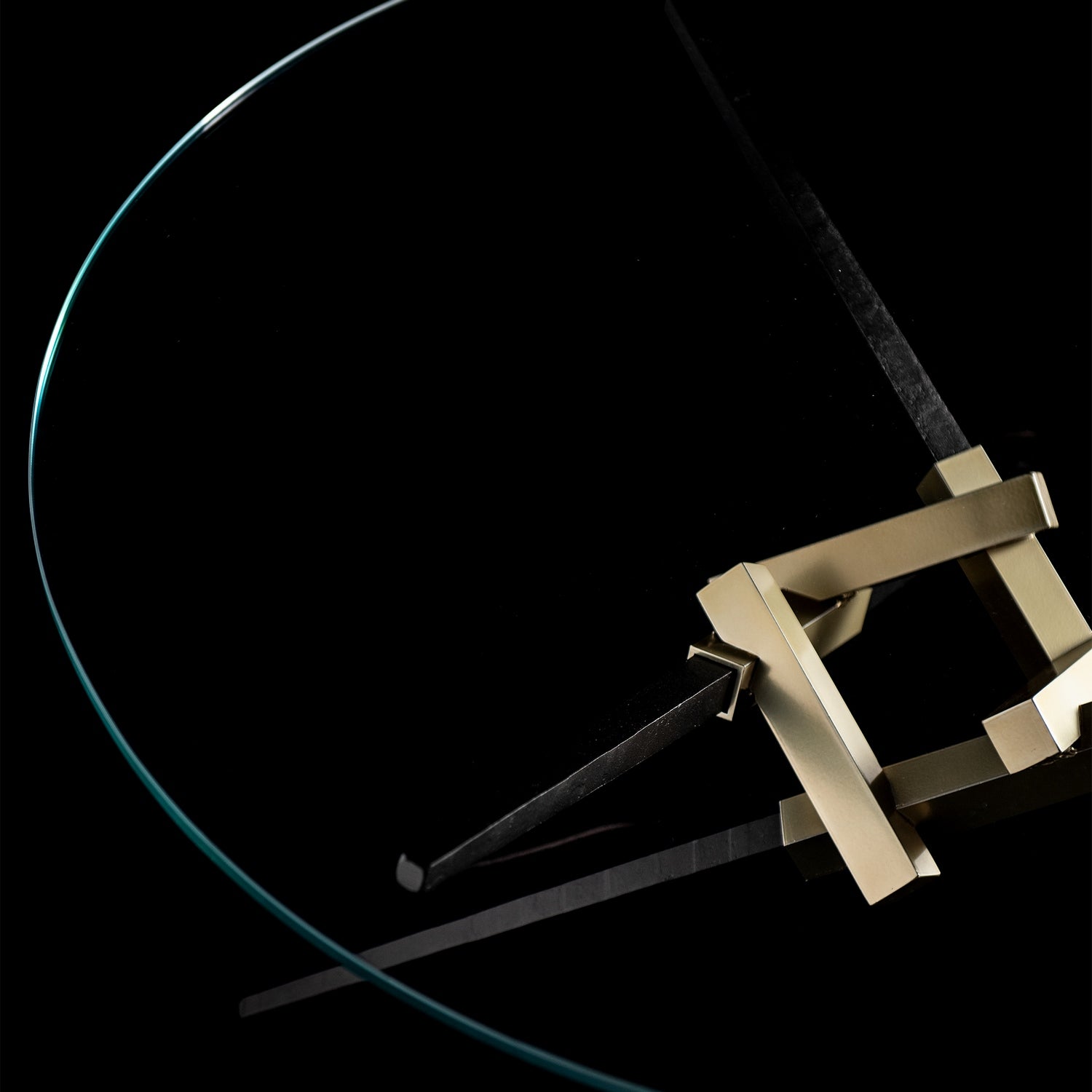 Hubbardton Forge - 750122-86-14-VA0814 - Crux Coffee Table w/Steel Legs - Crux - Modern Brass