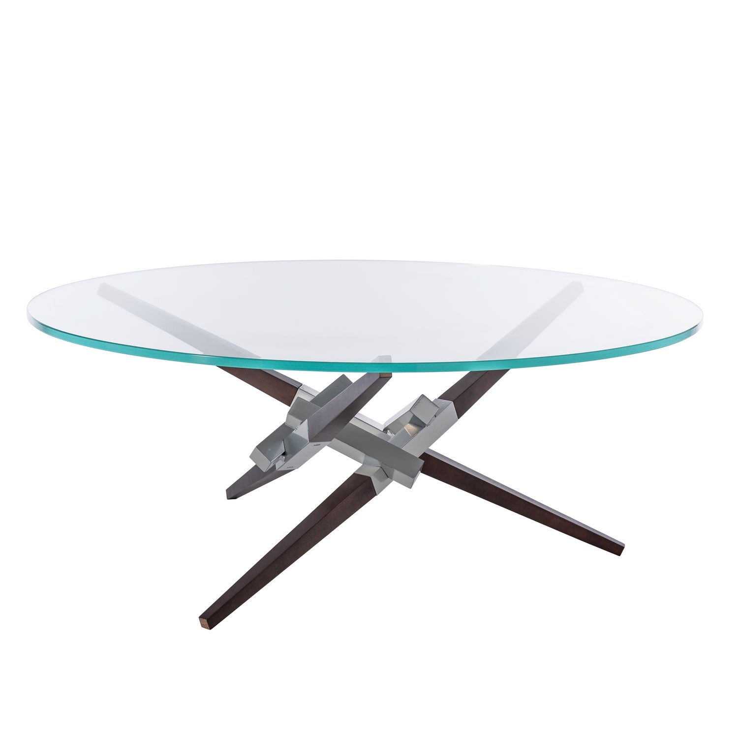 Hubbardton Forge - 750123-85-M3-VA0814 - Crux Coffee Table w/Wood Legs - Crux - Sterling