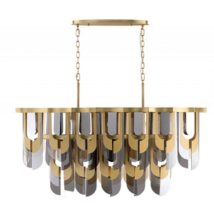 Avenue Lighting - HF7170-AGB - 11 Light Chandelier - Paramount - Aged Brass