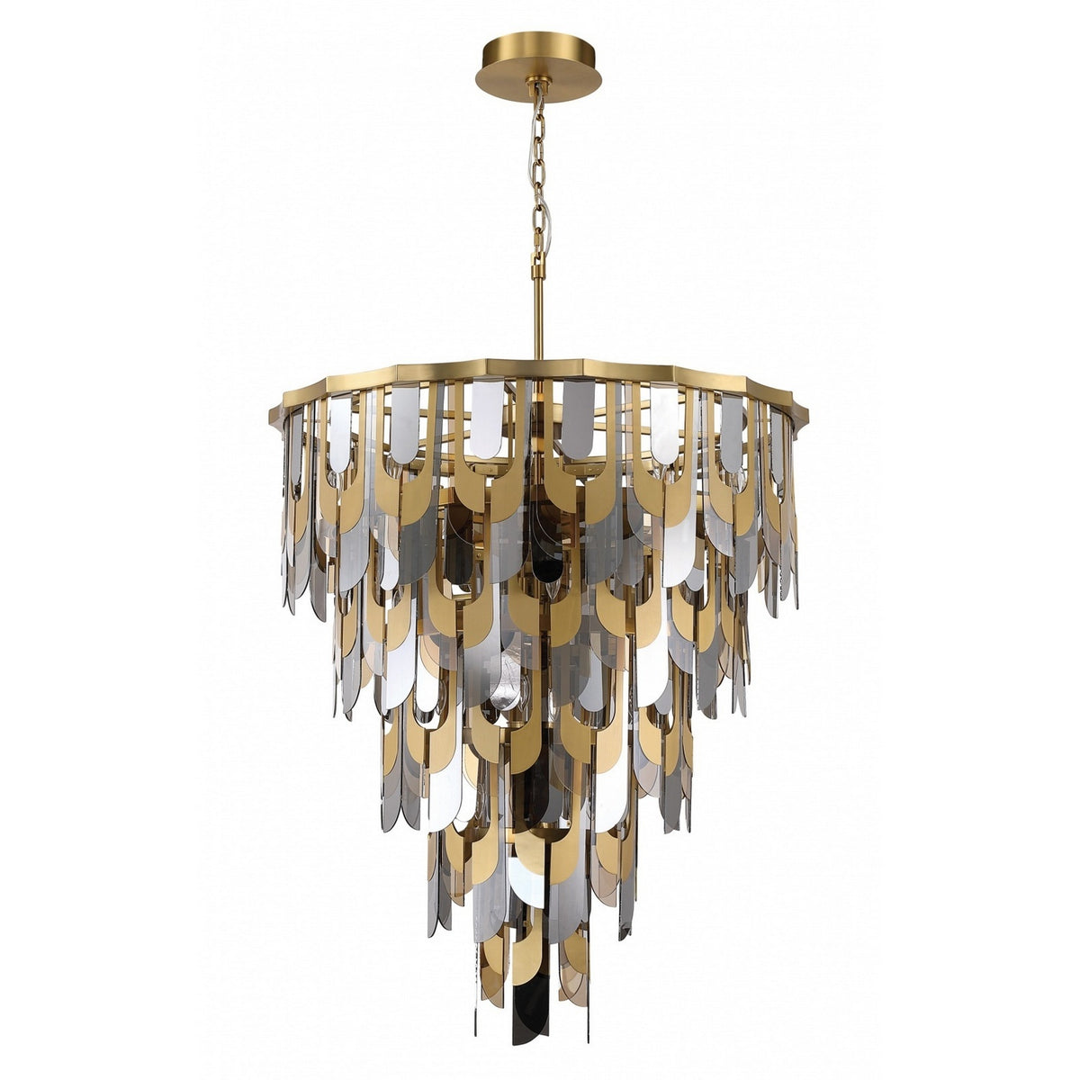 Avenue Lighting - HF7173-AGB - 25 Light Pendant - Paramount - Aged Brass