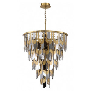 Avenue Lighting - HF7173-AGB - 25 Light Pendant - Paramount - Aged Brass