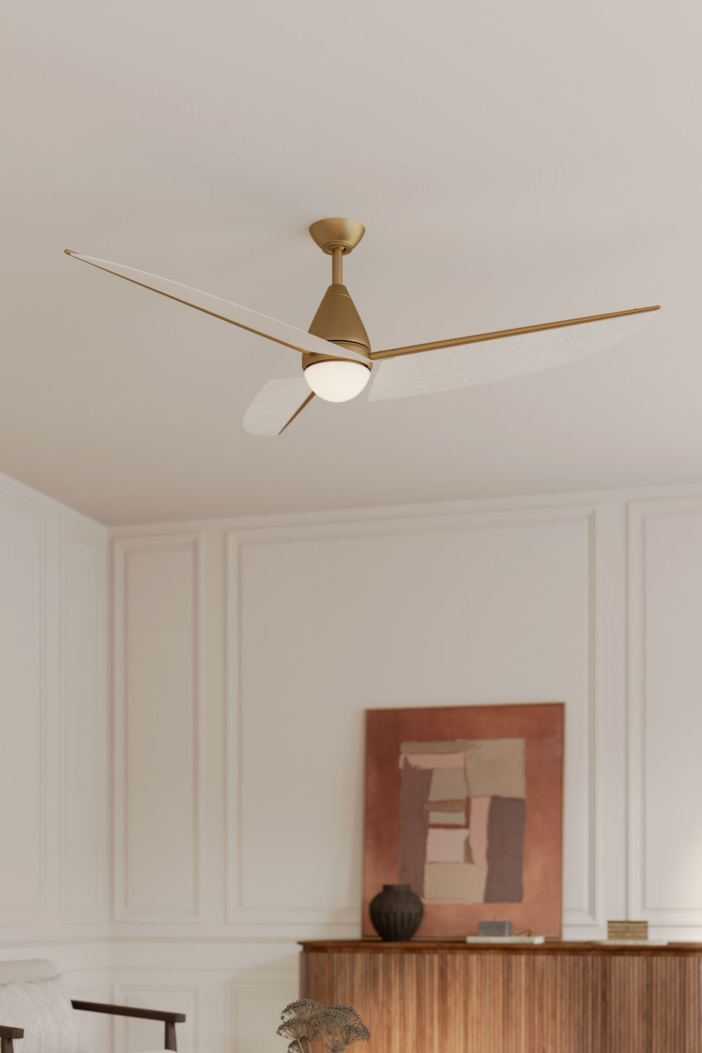 Minka Aire - F758L-HBR - 65" Ceiling Fan - Lirden - Heritage Brass