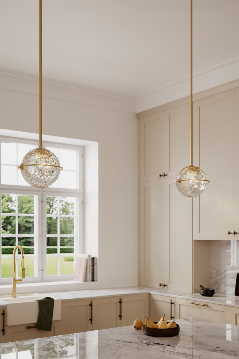 Minka-Lavery - 10125-732 - One Light Mini Pendant - Luniva - Legacy Brass