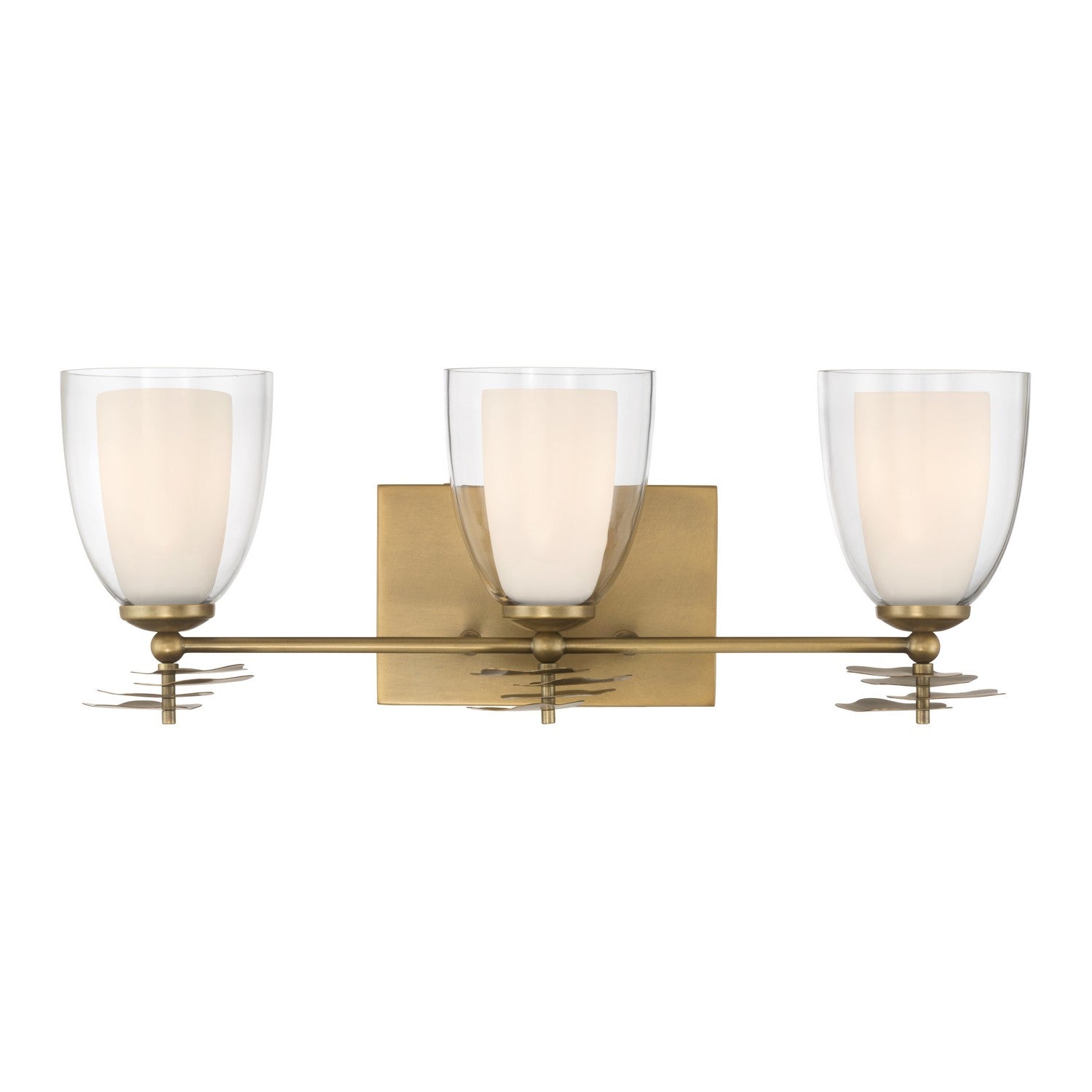 Minka-Lavery - 10253-732 - Three Light Vanity - Elowen - Legacy Brass