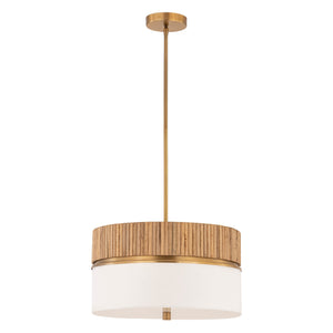 Minka-Lavery - 12056-732 - Three Light Pendant - Nebri - Legacy Brass