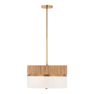 Minka-Lavery - 12056-732 - Three Light Pendant - Nebri - Legacy Brass