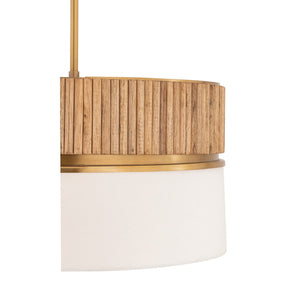 Minka-Lavery - 12056-732 - Three Light Pendant - Nebri - Legacy Brass