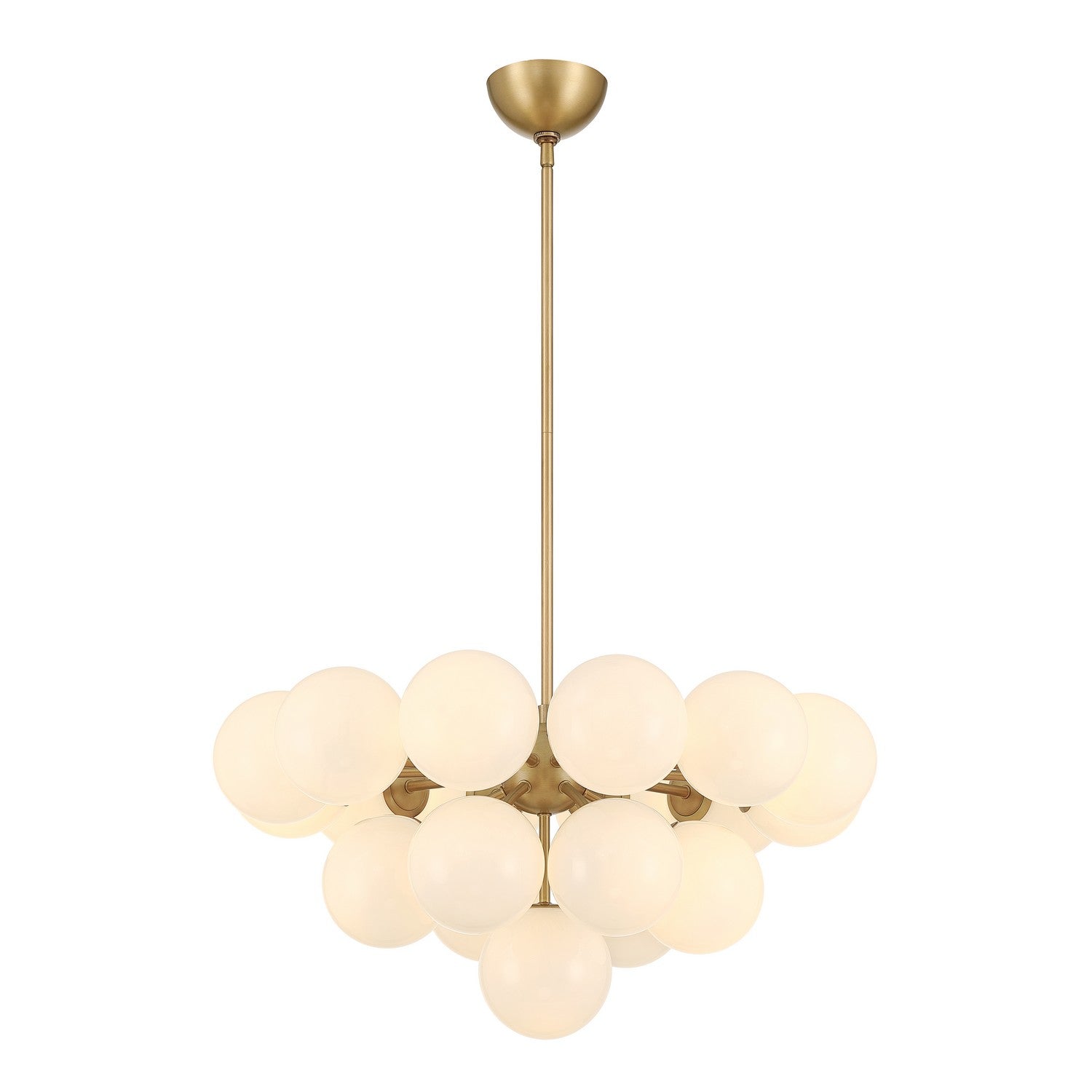 Minka-Lavery - 12079-732 - 19 Light Convertible Chandelier/Semi-Flush Mount - Lunara - Legacy Brass