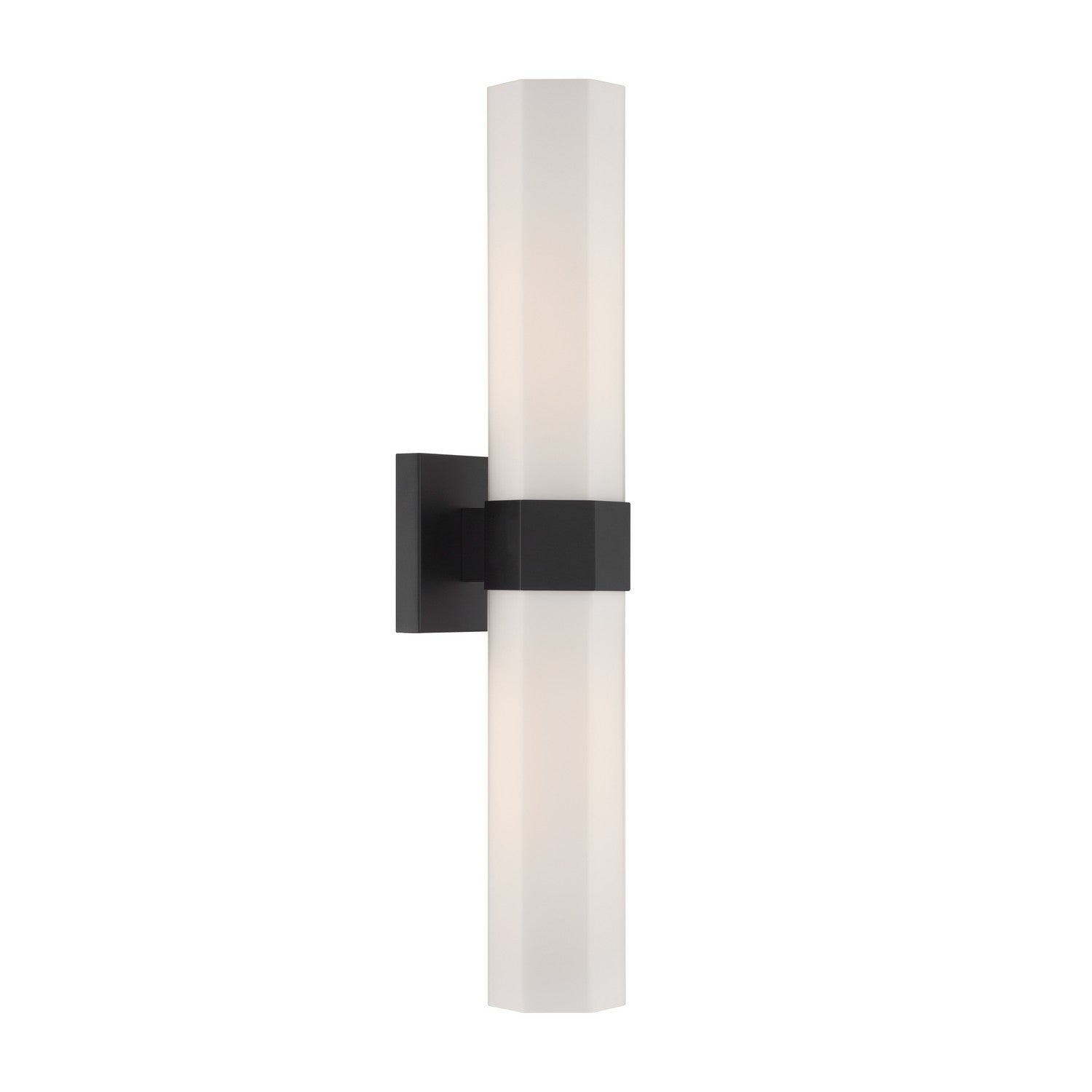 Minka-Lavery - 12122-899 - Two Light Bath Bar - Delgada - Dark Matte Black