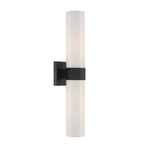 Minka-Lavery - 12122-899 - Two Light Bath Bar - Delgada - Dark Matte Black