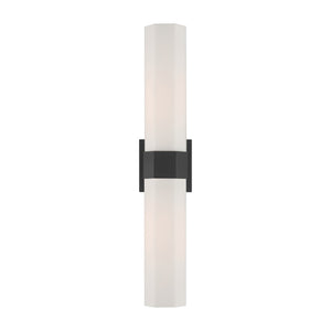 Minka-Lavery - 12122-899 - Two Light Bath Bar - Delgada - Dark Matte Black