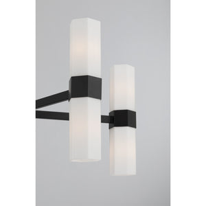 Minka-Lavery - 12129-899 - Ten Light Chandelier - Delgada - Dark Matte Black