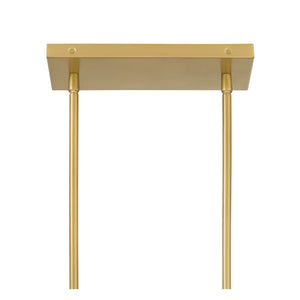 Minka-Lavery - 12327-876 - Eight Light Linear Chandelier - Wexmere - Legacy Brass