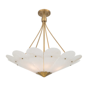 Minka-Lavery - 12396-732 - Six Light Pendant - Althira - Legacy Brass