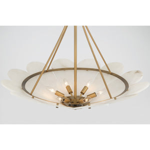 Minka-Lavery - 12396-732 - Six Light Pendant - Althira - Legacy Brass