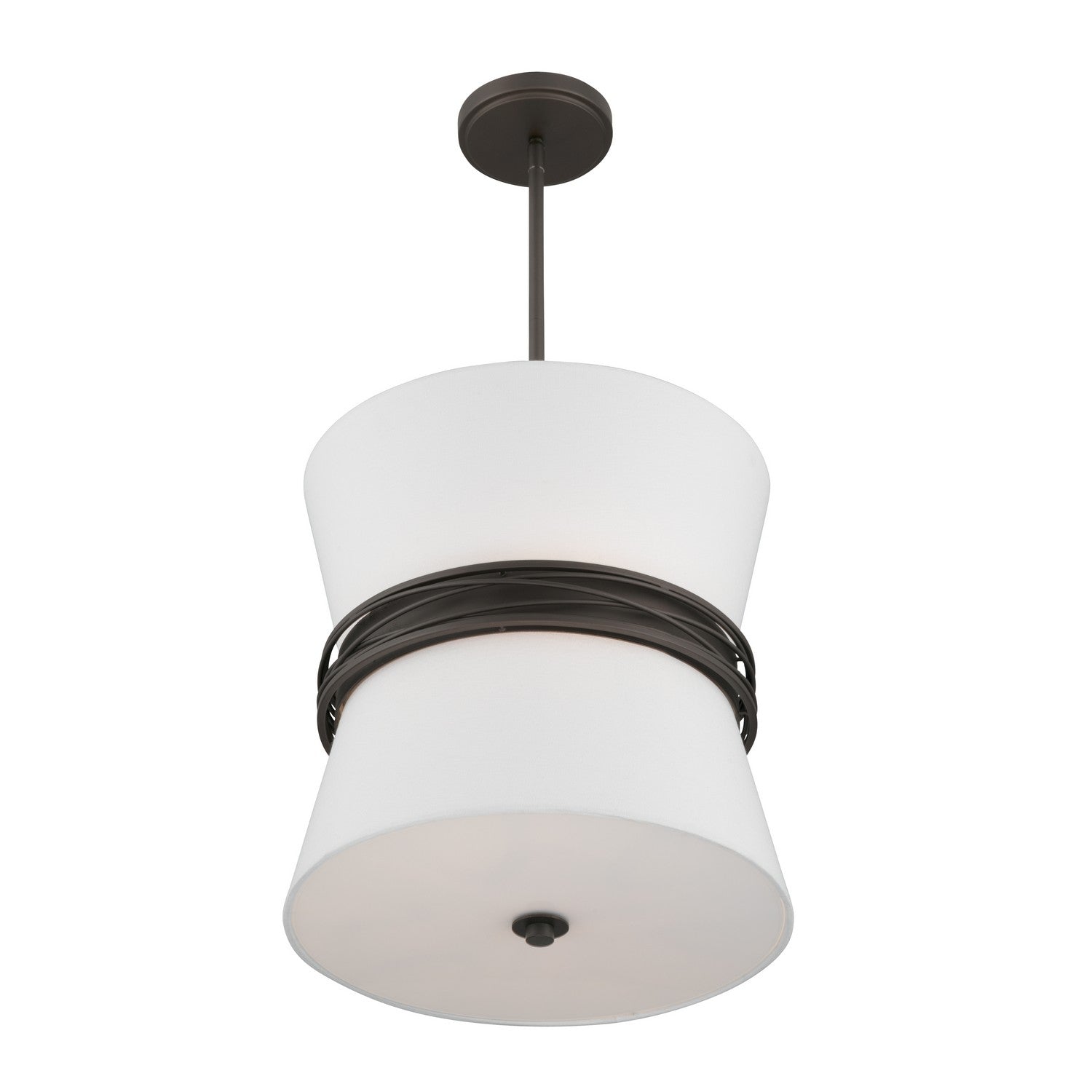 Minka-Lavery - 12415-860 - Three Light Pendant - Dalvor - Dark Bronze
