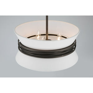 Minka-Lavery - 12417-860 - Three Light Semi-Flush Mount - Dalvor - Dark Bronze