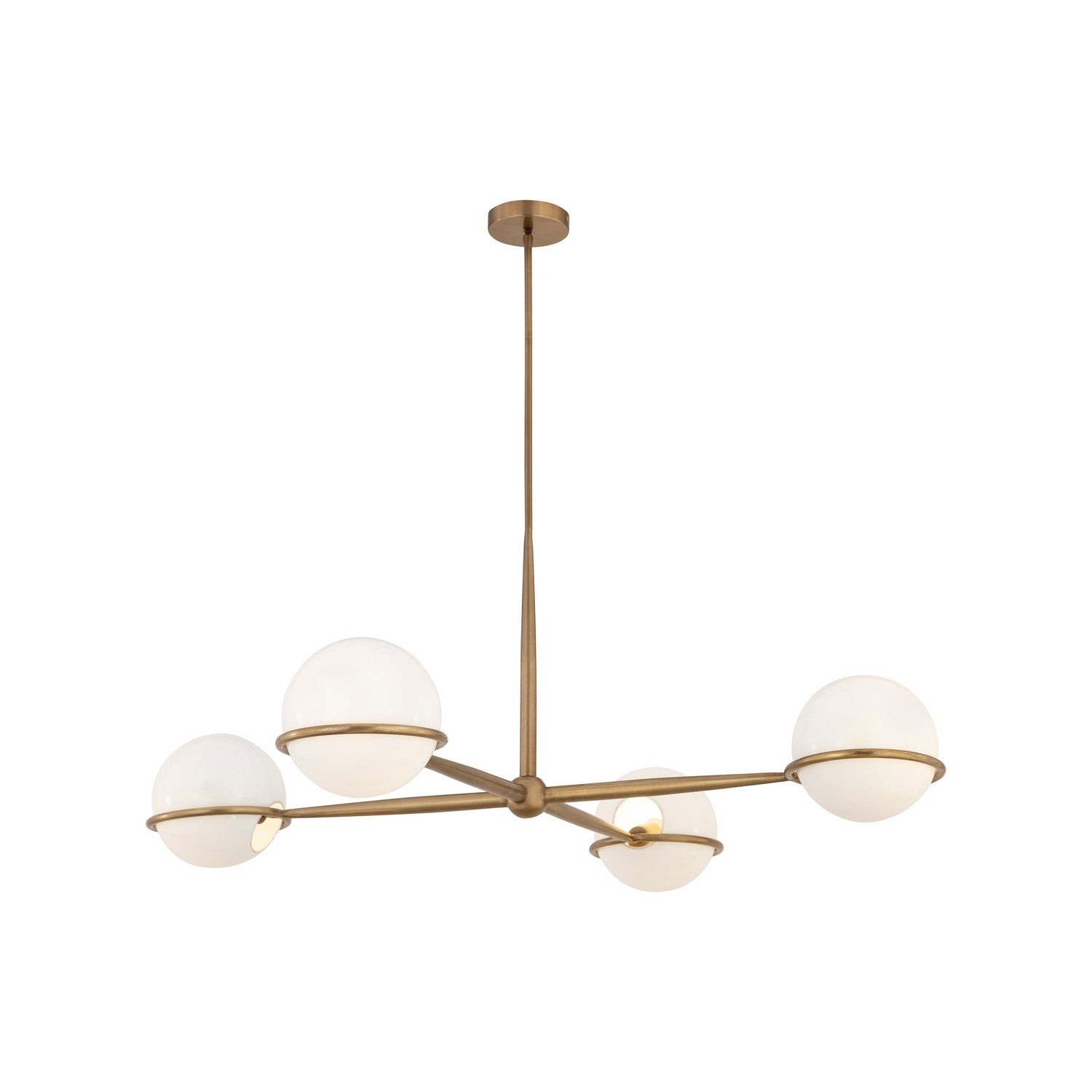 Minka-Lavery - 12505-732 - Four Light Chandelier - Orstyn - Legacy Brass