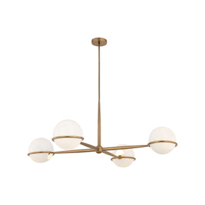 Minka-Lavery - 12505-732 - Four Light Chandelier - Orstyn - Legacy Brass