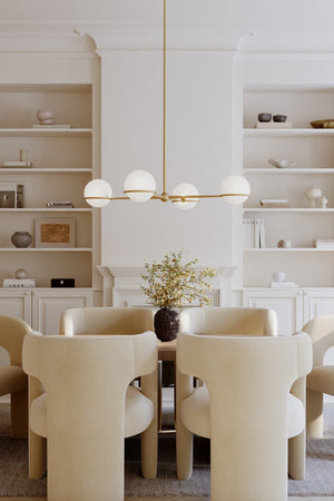 Minka-Lavery - 12505-732 - Four Light Chandelier - Orstyn - Legacy Brass