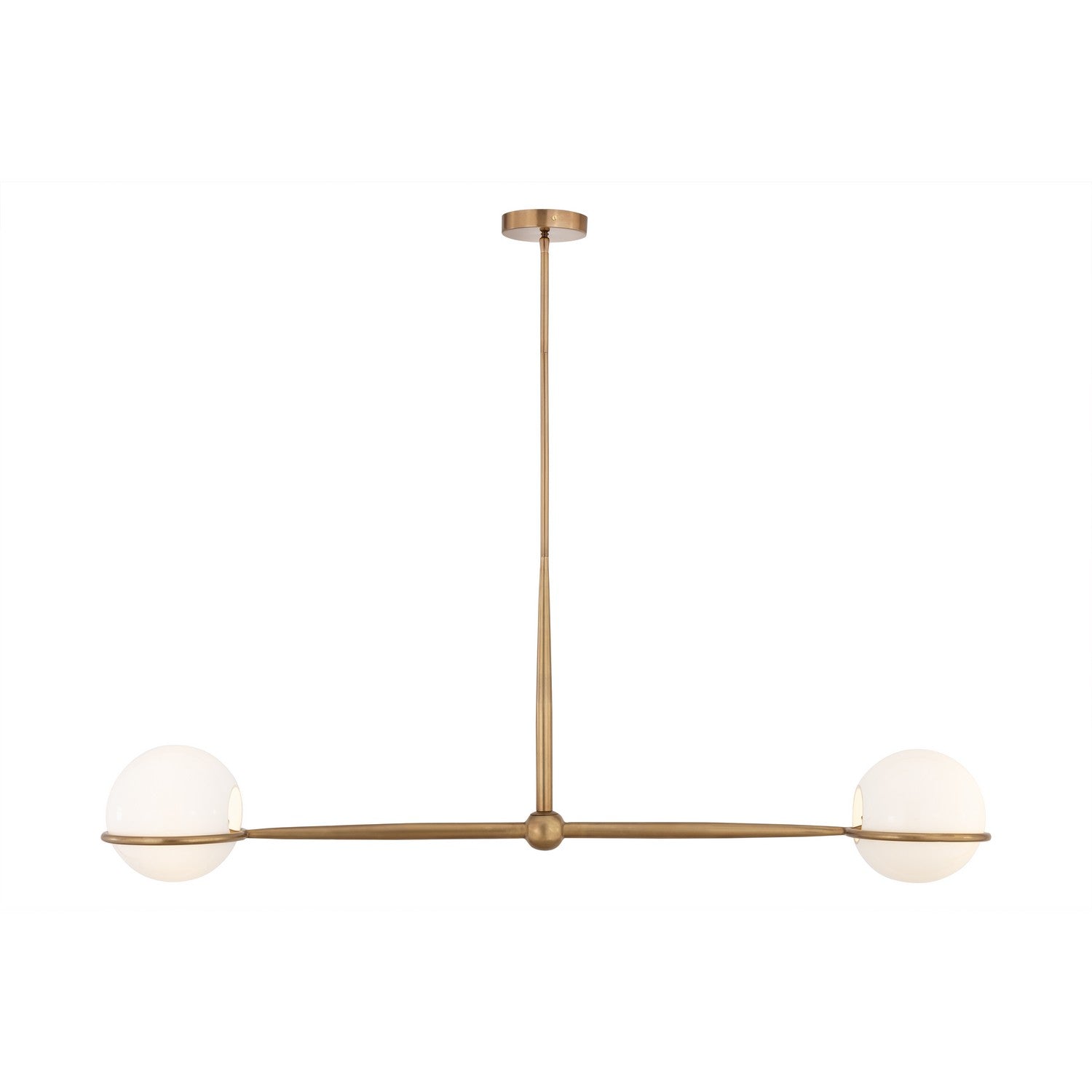 Minka-Lavery - 12507-732 - Two Light Linear Chandelier - Orstyn - Legacy Brass