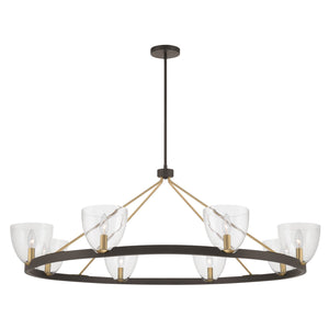 Minka-Lavery - 12728-796 - Eight Light Chandelier - Noellea - Dark Bronze