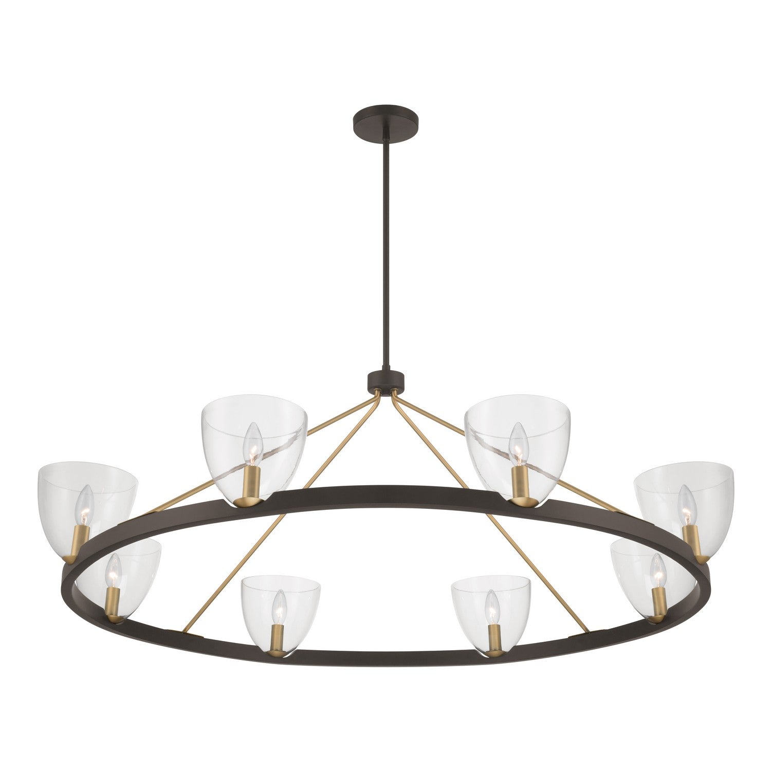 Minka-Lavery - 12728-796 - Eight Light Chandelier - Noellea - Dark Bronze