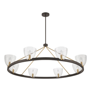 Minka-Lavery - 12728-796 - Eight Light Chandelier - Noellea - Dark Bronze