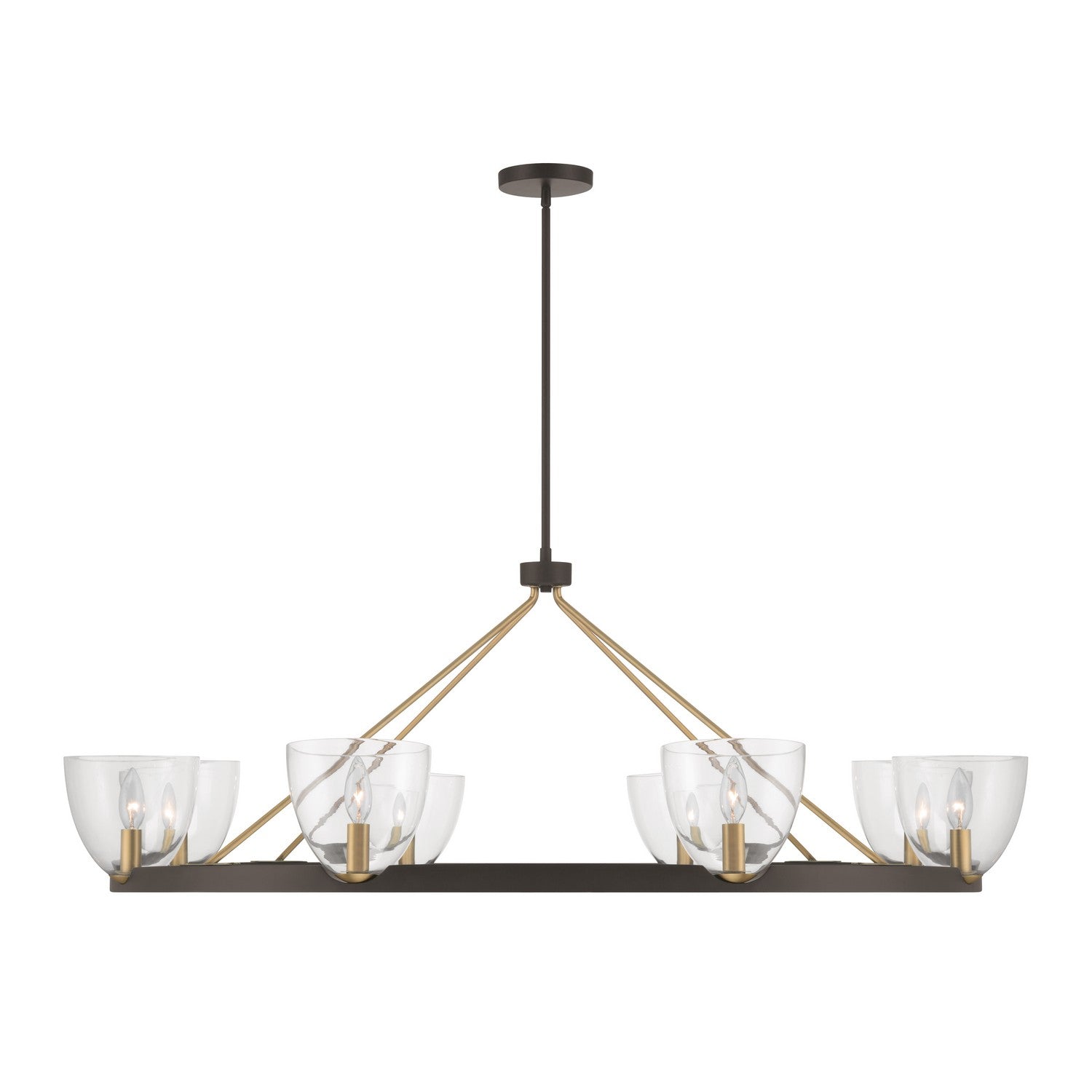 Minka-Lavery - 12728-796 - Eight Light Chandelier - Noellea - Dark Bronze