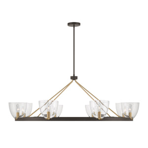 Minka-Lavery - 12728-796 - Eight Light Chandelier - Noellea - Dark Bronze