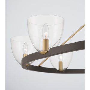 Minka-Lavery - 12728-796 - Eight Light Chandelier - Noellea - Dark Bronze